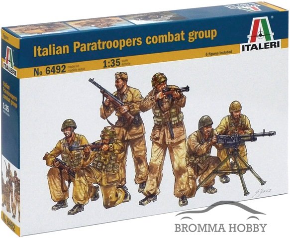 Italian Paratroopers combat group - WW II - Click Image to Close