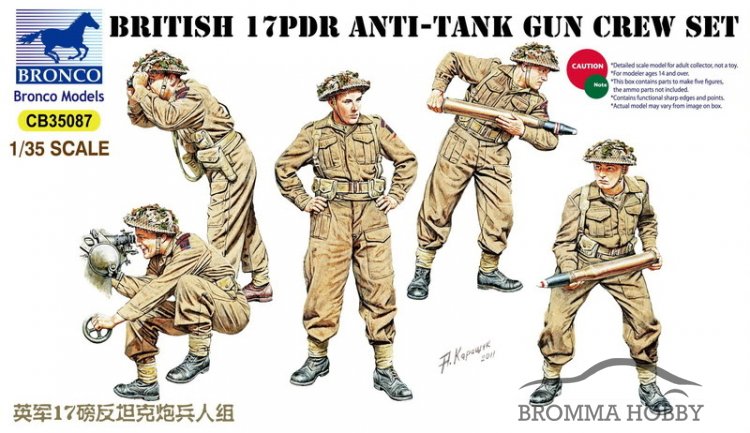 British 17Pdr Anti-Tank Gun Crew - Klicka på bilden för att stänga