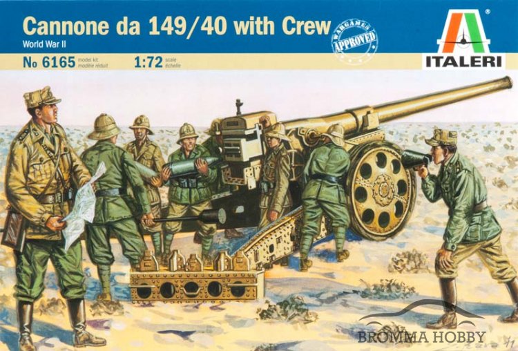 Italian Cannone da 149/40 with Crew - Click Image to Close