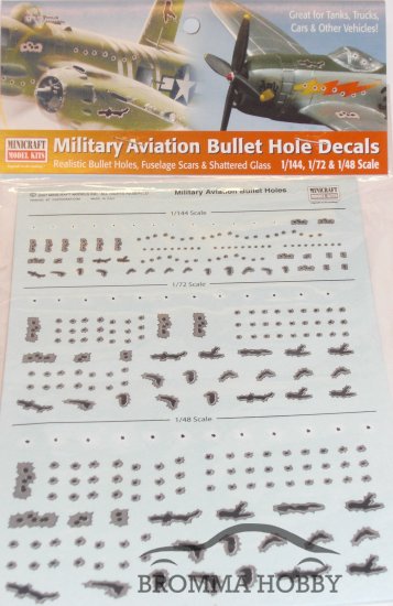 Aviation Bullet Hole Decals - 1/144 - 1/72 - 1/48 - Click Image to Close