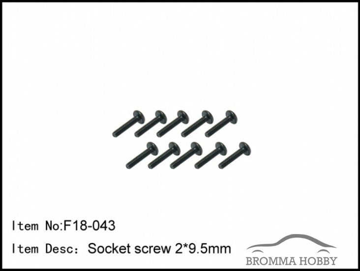 F18-043 Socket Screw - Klicka på bilden för att stänga