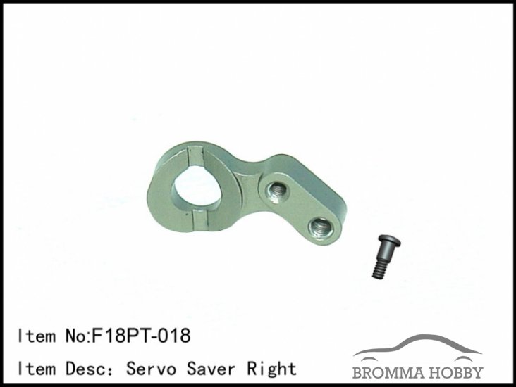 F18PT-018 Servo Saver Right - Klicka på bilden för att stänga
