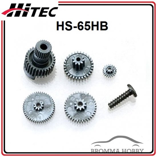 PN 55013 Hitec HS-65HB Gear Set - Click Image to Close
