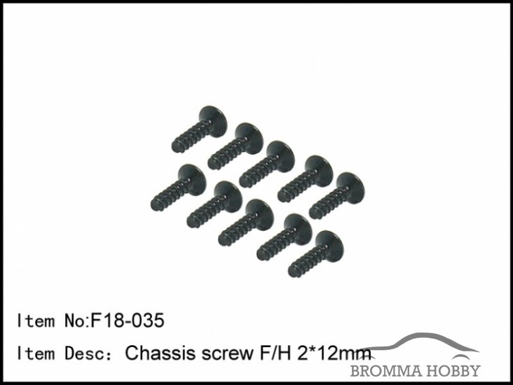 6-039 Socket Screw 2 x 11.3mm - Klicka på bilden för att stänga