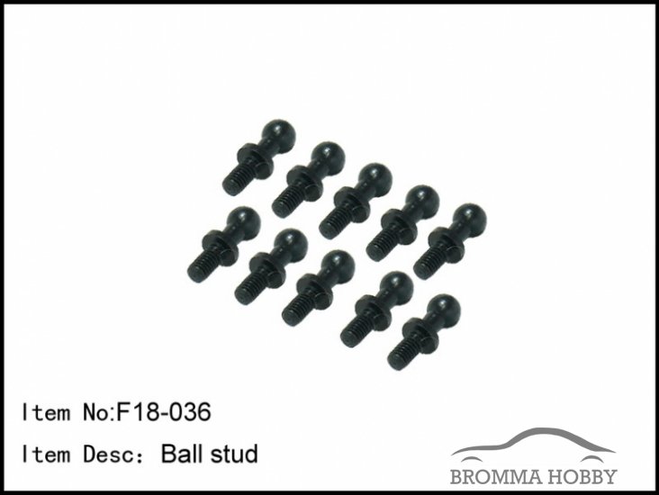 6-038 Ball Stud Long - Click Image to Close