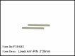 6-045 Lower Suspension Arm Pin 2 x 28mm
