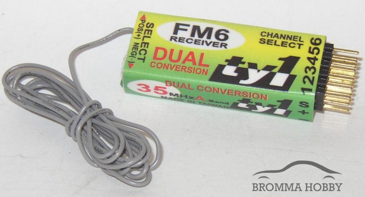 TY1 6-Channels FM 35MHZ Reciever - Click Image to Close