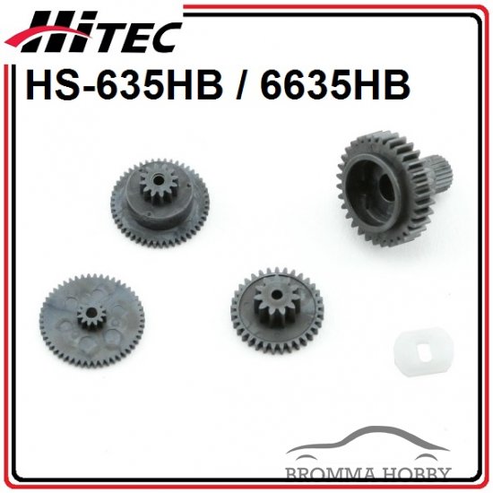 PN 55006 Hitec HS-635HB Karbonite Gear Set - Click Image to Close