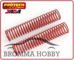T30.022 SHOCK SPRING-REAR RED 1.6MM X 2