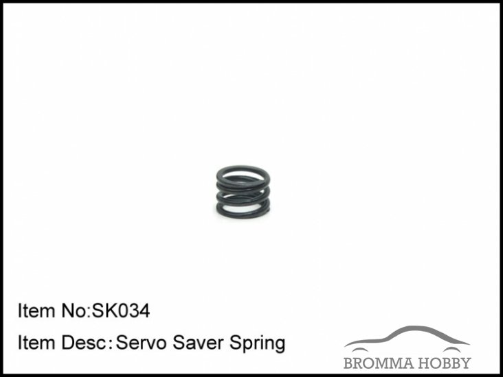SK034 SERVO SAVER SPRING - Click Image to Close