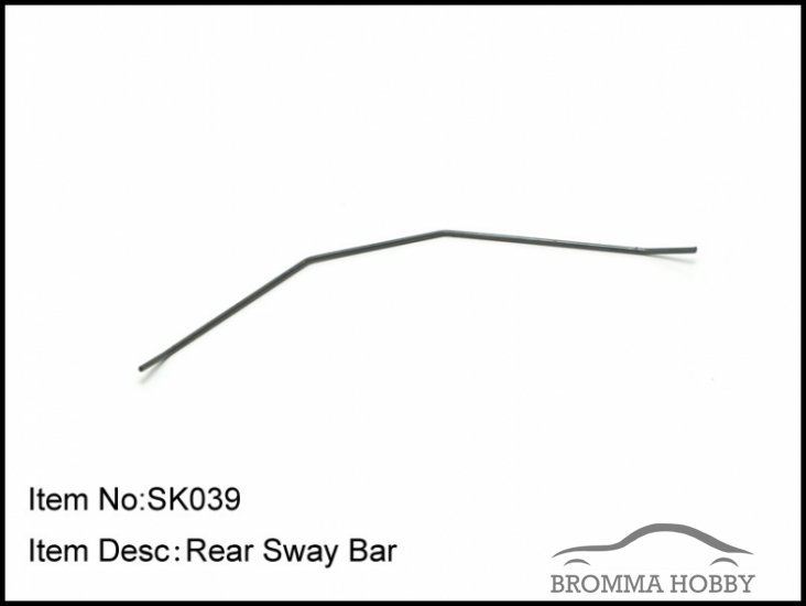 SK039 REAR SWAY BAR - Click Image to Close