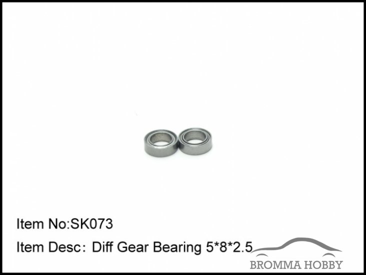 SK073 DIFF GEAR BEARING 5*8*2.5 - Click Image to Close