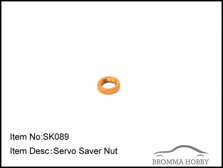 SK089 SERVO SAVER NUT - Klicka på bilden för att stänga
