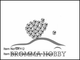 SK112 STEEL BALL 2.4MM (LARGE)