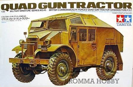 British Quad Gun Tractor - Klicka på bilden för att stänga